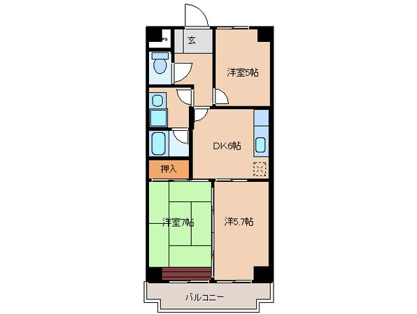 ＴＣビル小牧の物件間取画像